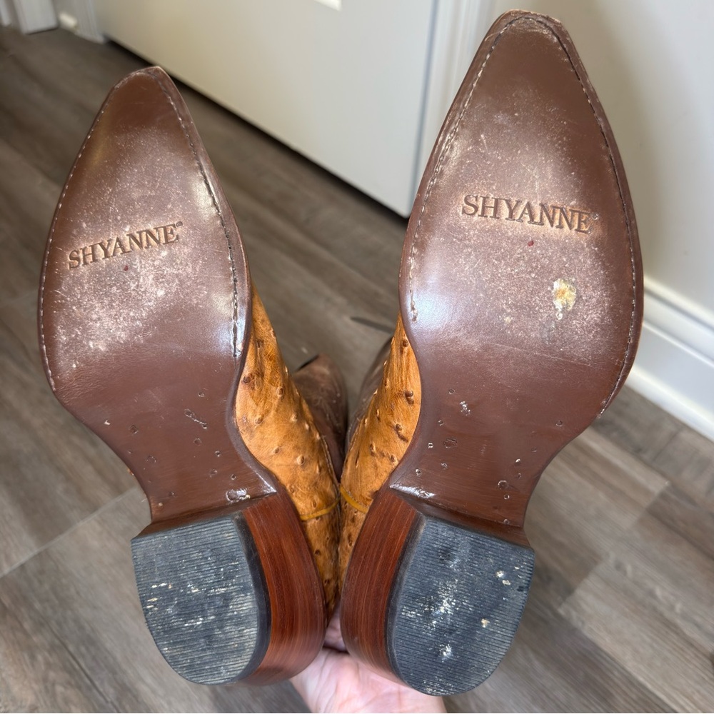 Shyanne Daisie Exotic Ostrich Full Quill Western Cowboy Boots - Picture 13 of 13